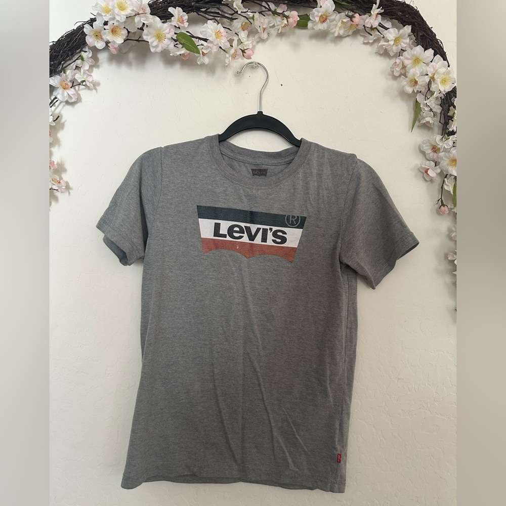 Levi's Logo Gray Short Sleeve Tee